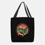 Flaming Dumpster-None-Basic Tote-Bag-glitchygorilla