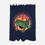 Flaming Dumpster-None-Polyester-Shower Curtain-glitchygorilla