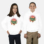 Flaming Dumpster-Youth-Pullover-Sweatshirt-glitchygorilla