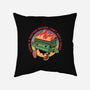 Flaming Dumpster-None-Removable Cover-Throw Pillow-glitchygorilla