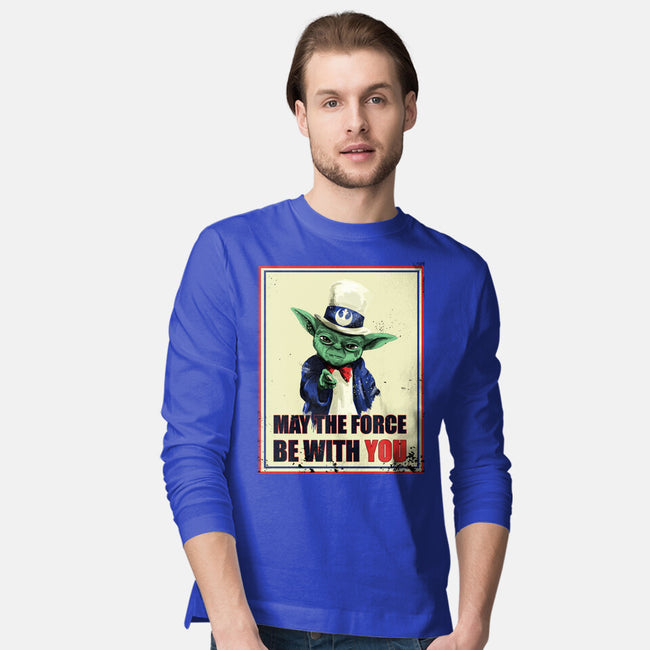 May The Force Be With You-Mens-Long Sleeved-Tee-fanfabio