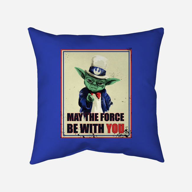 May The Force Be With You-None-Removable Cover-Throw Pillow-fanfabio