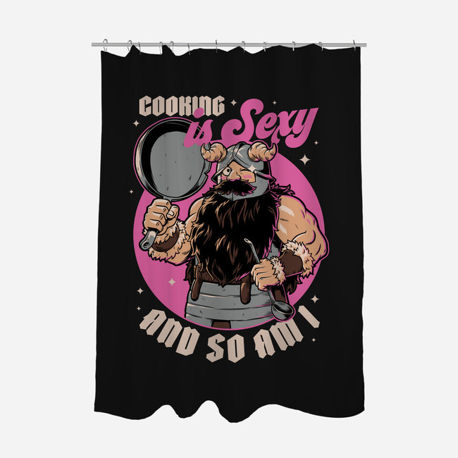 Cooking Dwarf-None-Polyester-Shower Curtain-Studio Mootant