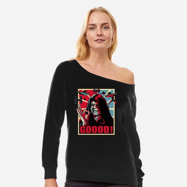 Goood-Womens-Off Shoulder-Sweatshirt-daobiwan