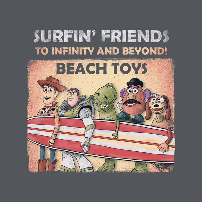 The Beach Toys-None-Fleece-Blanket-NMdesign