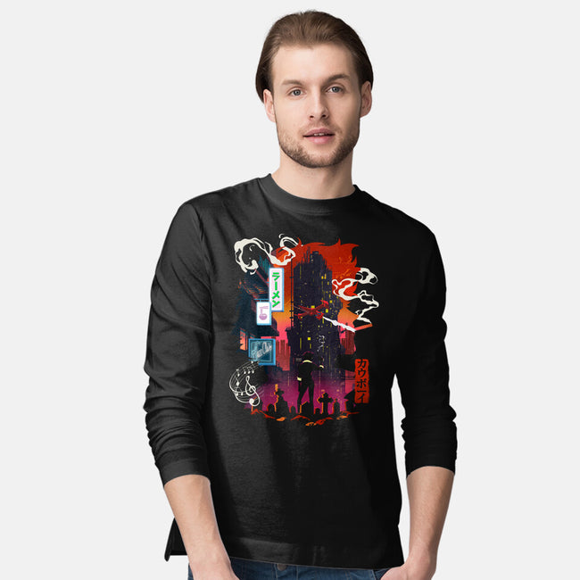 Cowboy From Mars-Mens-Long Sleeved-Tee-Arinesart