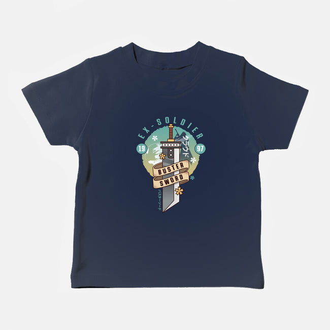 Cloud Buster Sword Emblem-Baby-Basic-Tee-LAGELANTEE