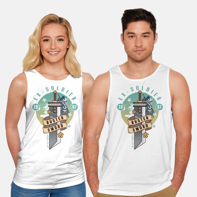 Cloud Buster Sword Emblem-Unisex-Basic-Tank-LAGELANTEE