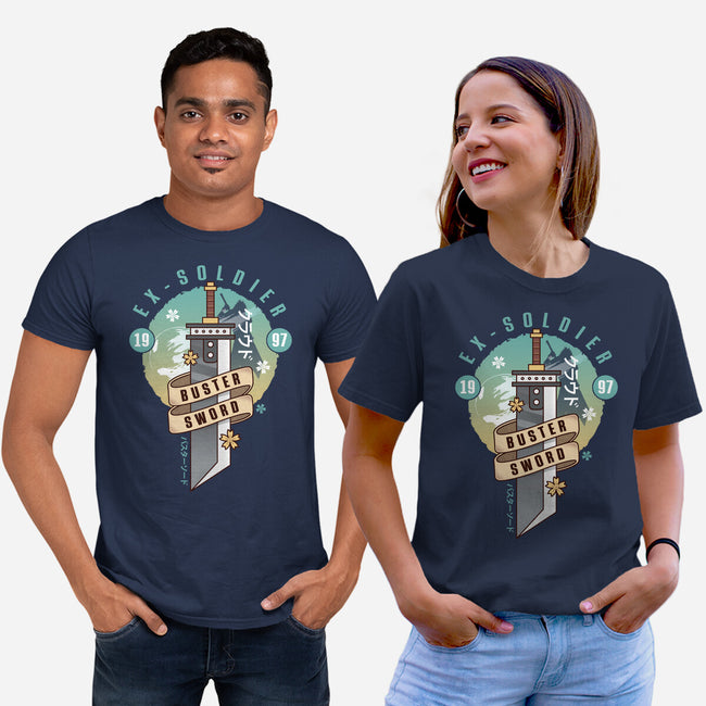 Cloud Buster Sword Emblem-Unisex-Basic-Tee-LAGELANTEE