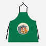 Surfing Beagle-Unisex-Kitchen-Apron-erion_designs