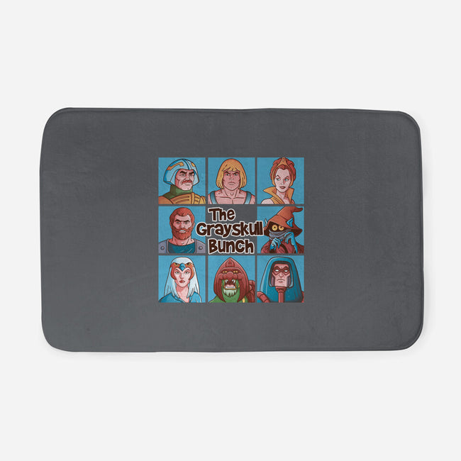 The Grayskull Bunch-None-Memory Foam-Bath Mat-Skullpy