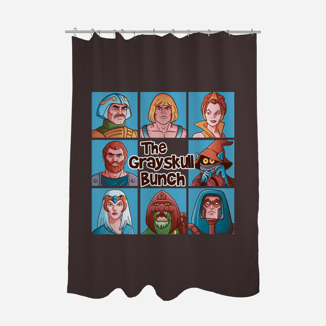 The Grayskull Bunch-None-Polyester-Shower Curtain-Skullpy