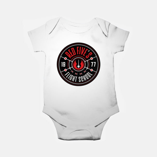 Red Five's Flight School-Baby-Basic-Onesie-BadBox