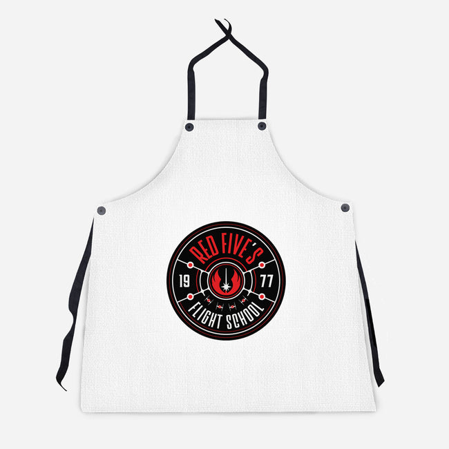 Red Five's Flight School-Unisex-Kitchen-Apron-BadBox