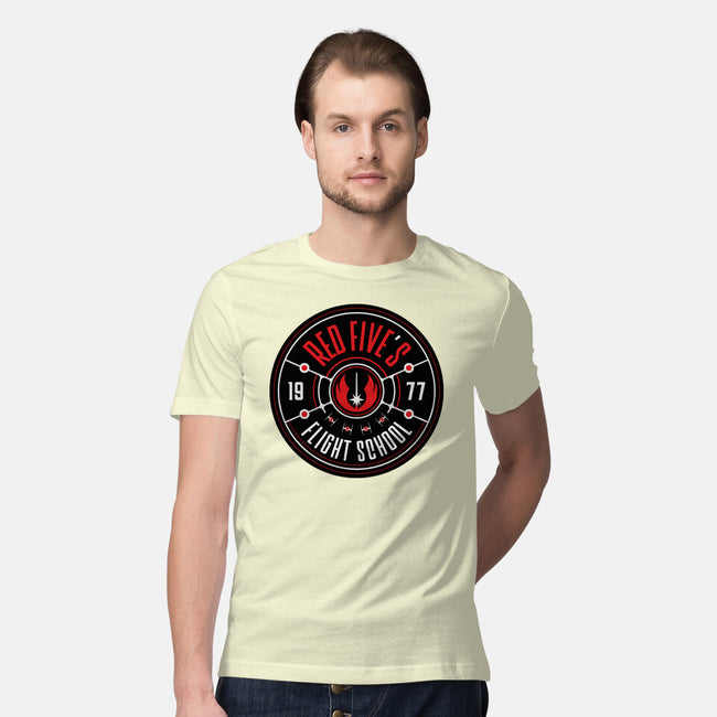 Red Five's Flight School-Mens-Premium-Tee-BadBox