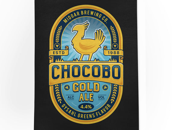 Chocobo Gold Beer Emblem