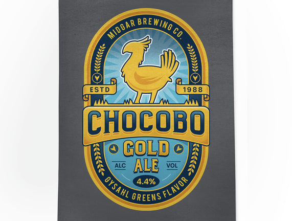 Chocobo Gold Beer Emblem