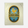 Chocobo Gold Beer Emblem-None-Fleece-Blanket-LAGELANTEE