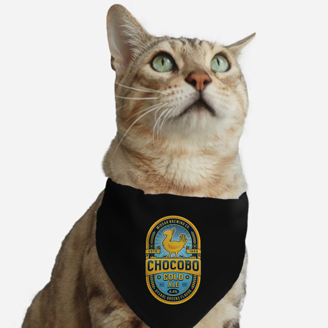 Chocobo Gold Beer Emblem-Cat-Adjustable-Pet Collar-LAGELANTEE