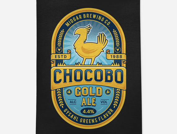 Chocobo Gold Beer Emblem