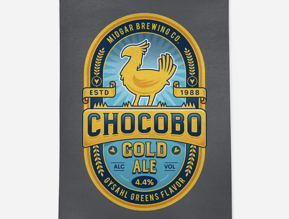 Chocobo Gold Beer Emblem