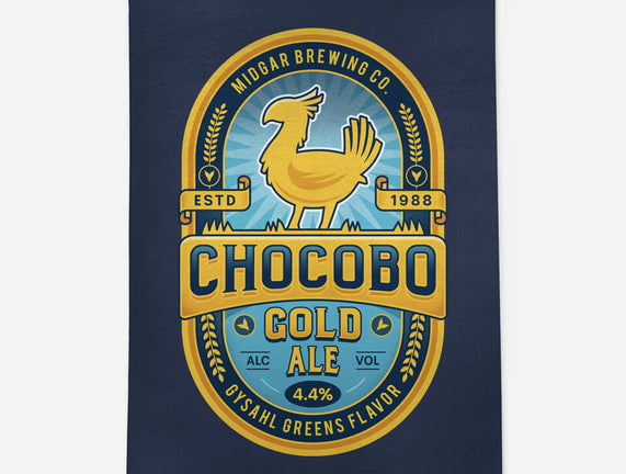 Chocobo Gold Beer Emblem