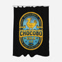 Chocobo Gold Beer Emblem-None-Polyester-Shower Curtain-LAGELANTEE