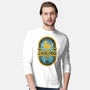 Chocobo Gold Beer Emblem-Mens-Long Sleeved-Tee-LAGELANTEE