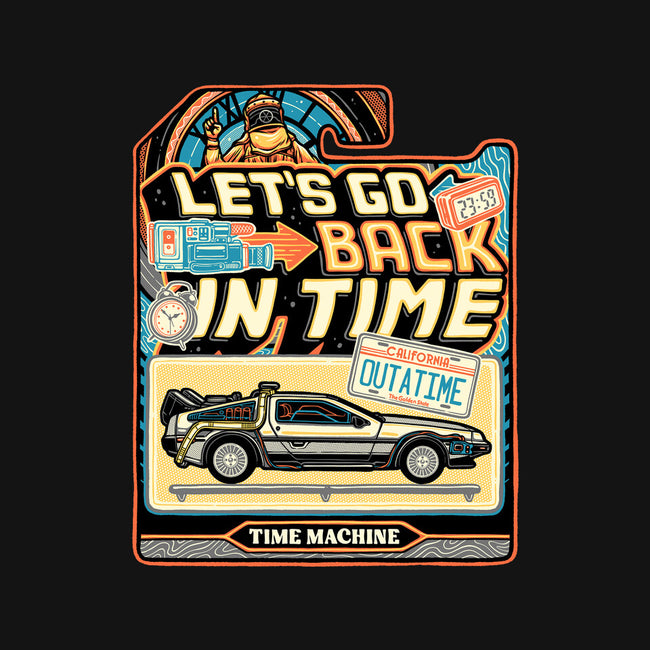 Time Machine Vehicle-None-Removable Cover w Insert-Throw Pillow-glitchygorilla