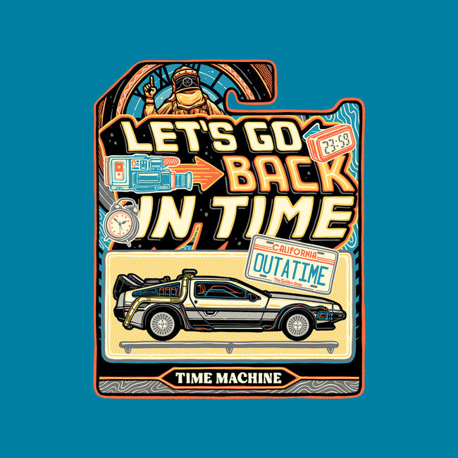 Time Machine Vehicle-Unisex-Kitchen-Apron-glitchygorilla