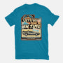 Time Machine Vehicle-Mens-Heavyweight-Tee-glitchygorilla