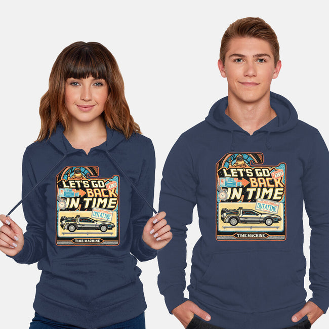 Time Machine Vehicle-Unisex-Pullover-Sweatshirt-glitchygorilla