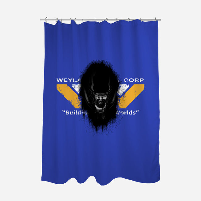 Infest-None-Polyester-Shower Curtain-pigboom