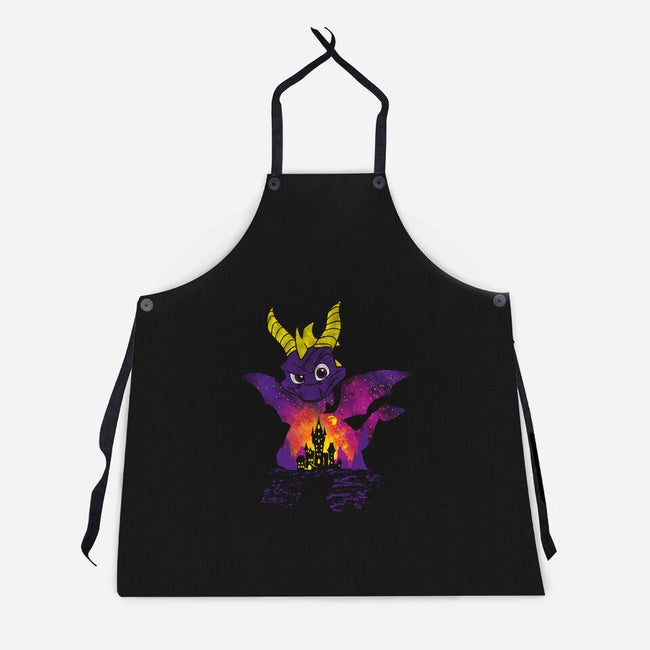 Dragon Warrior-Unisex-Kitchen-Apron-dalethesk8er