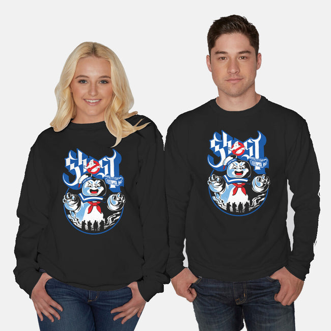 Papa Puft-Unisex-Crew Neck-Sweatshirt-arace