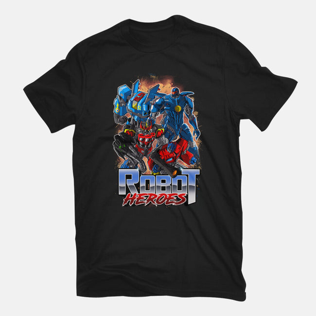 Robot Heroes-Mens-Premium-Tee-Diego Oliver