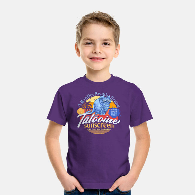 Tatooine Sunscreen-Youth-Basic-Tee-Wheels