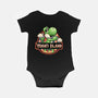 Green Dinosaur Island-Baby-Basic-Onesie-glitchygorilla