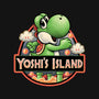 Green Dinosaur Island-None-Glossy-Sticker-glitchygorilla