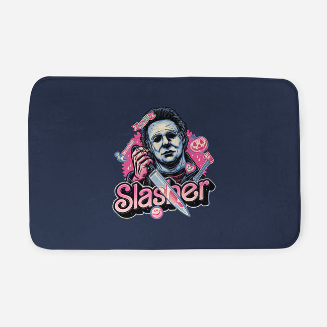 Slasher Love-None-Memory Foam-Bath Mat-glitchygorilla