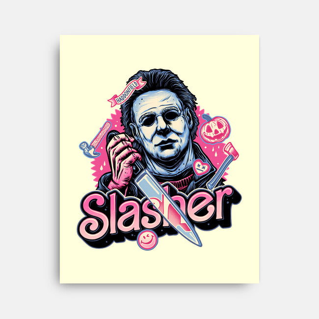 Slasher Love-None-Stretched-Canvas-glitchygorilla