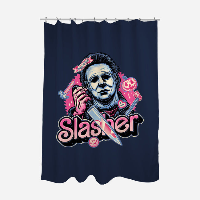 Slasher Love-None-Polyester-Shower Curtain-glitchygorilla