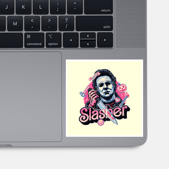 Slasher Love-None-Glossy-Sticker-glitchygorilla