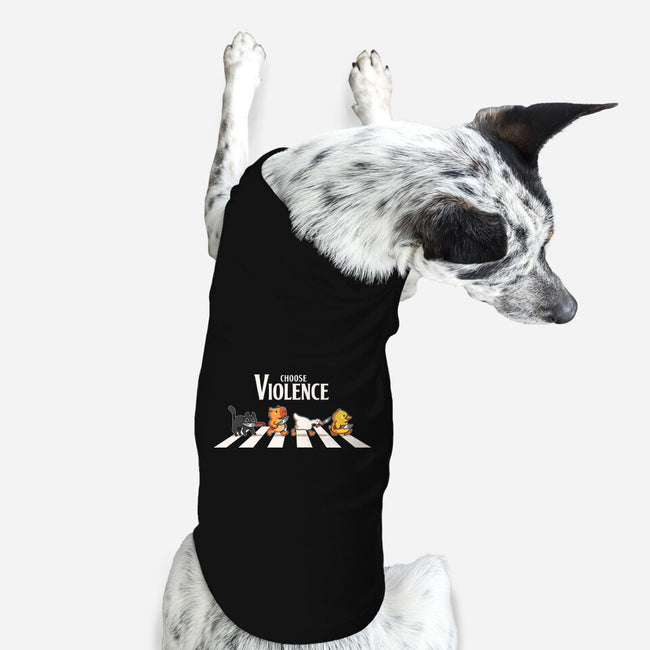 Choose Violence-Dog-Basic-Pet Tank-2DFeer