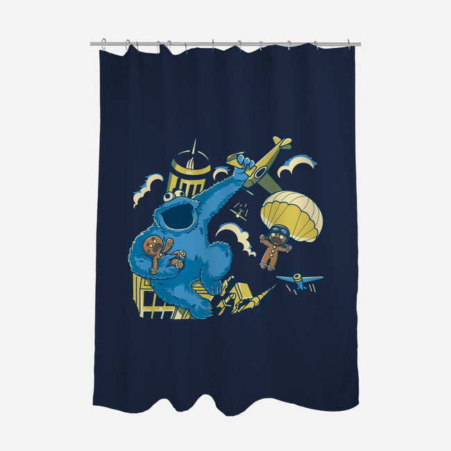 Cookie Kong-None-Polyester-Shower Curtain-retrodivision