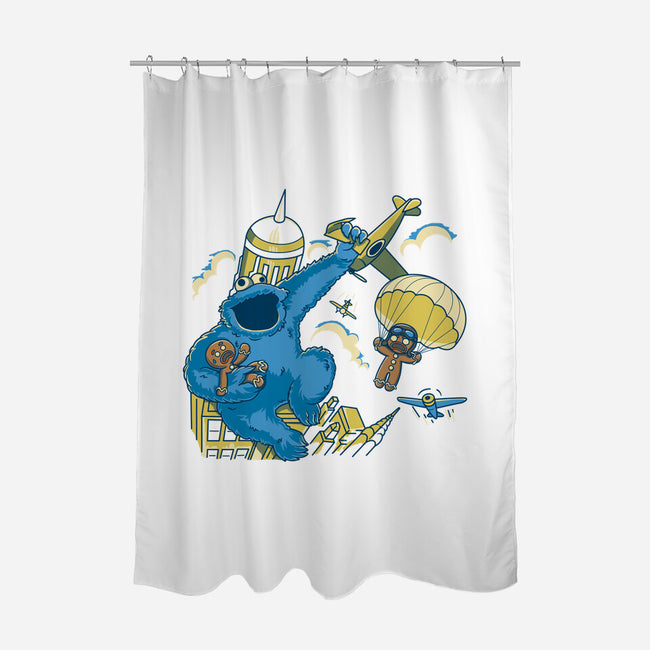 Cookie Kong-None-Polyester-Shower Curtain-retrodivision