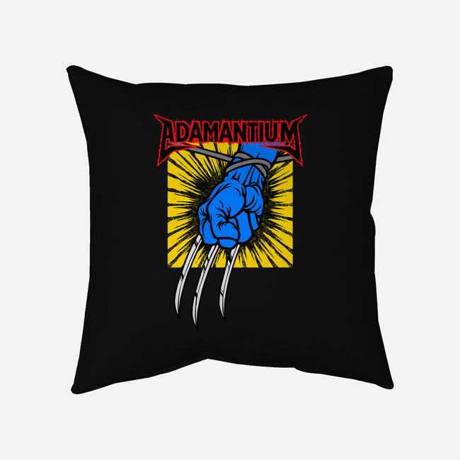 Adamantium-None-Removable Cover-Throw Pillow-joerawks