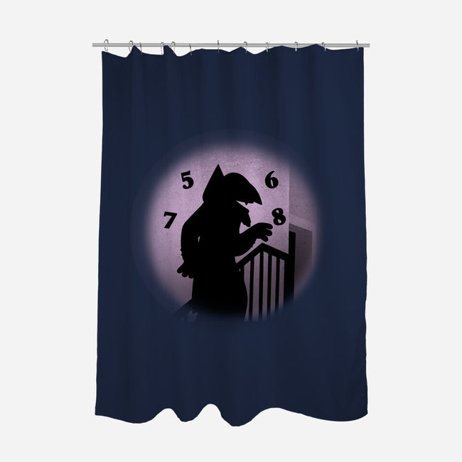 Countferatu-None-Polyester-Shower Curtain-Raffiti