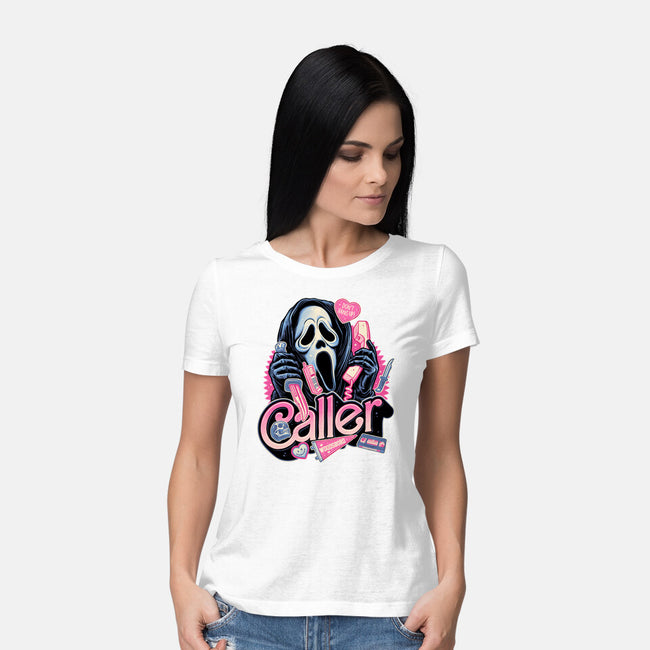 Caller Love-Womens-Basic-Tee-glitchygorilla