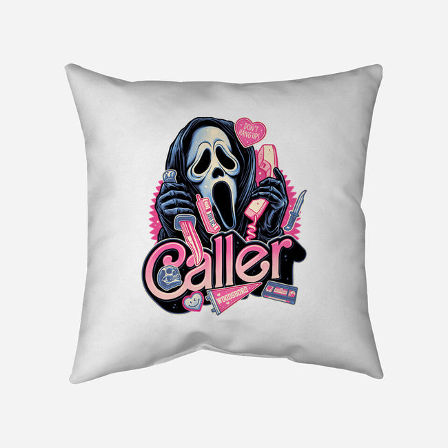 Caller Love-None-Removable Cover-Throw Pillow-glitchygorilla